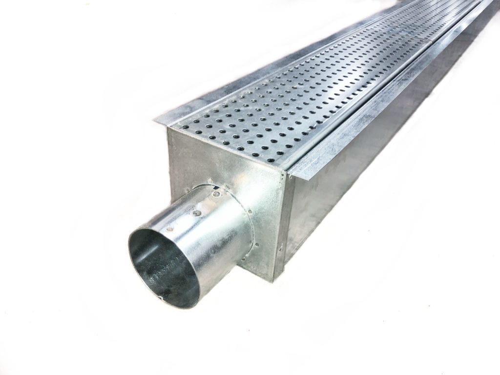 Galvanized Steel Trench Drain System10FT x 3″ Rockcrete USA Store