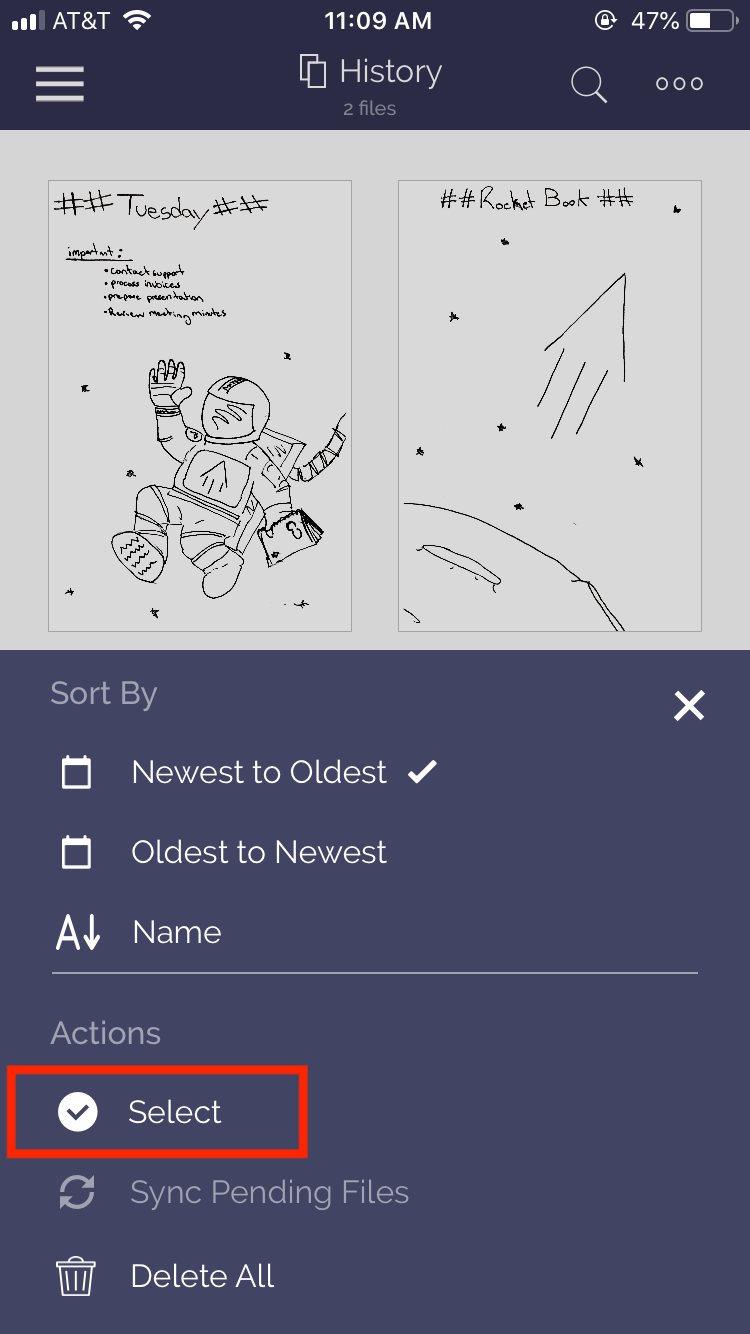 How to Resend Your Scan(s) to a Destination Rocketbook Help Center