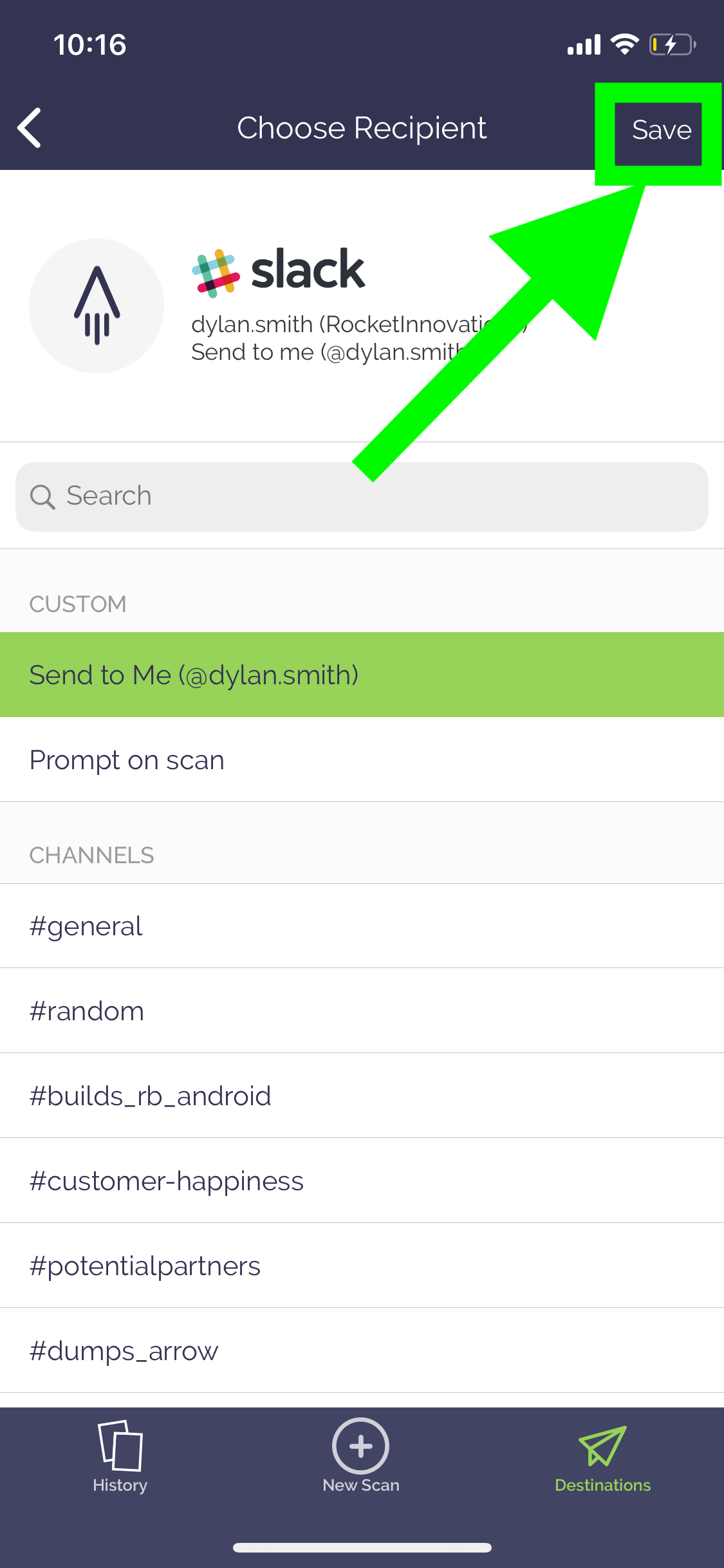 Utilizing Slack with the Rocketbook App Rocketbook Help Center