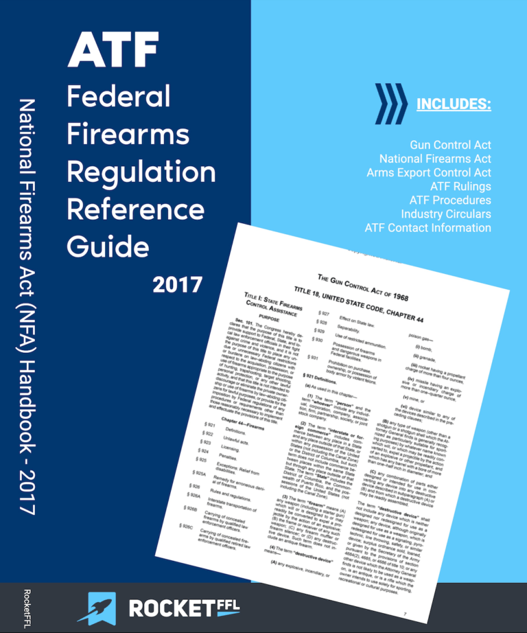 Federal Firearms Regulations Reference Guide Updated for 2017 RocketFFL