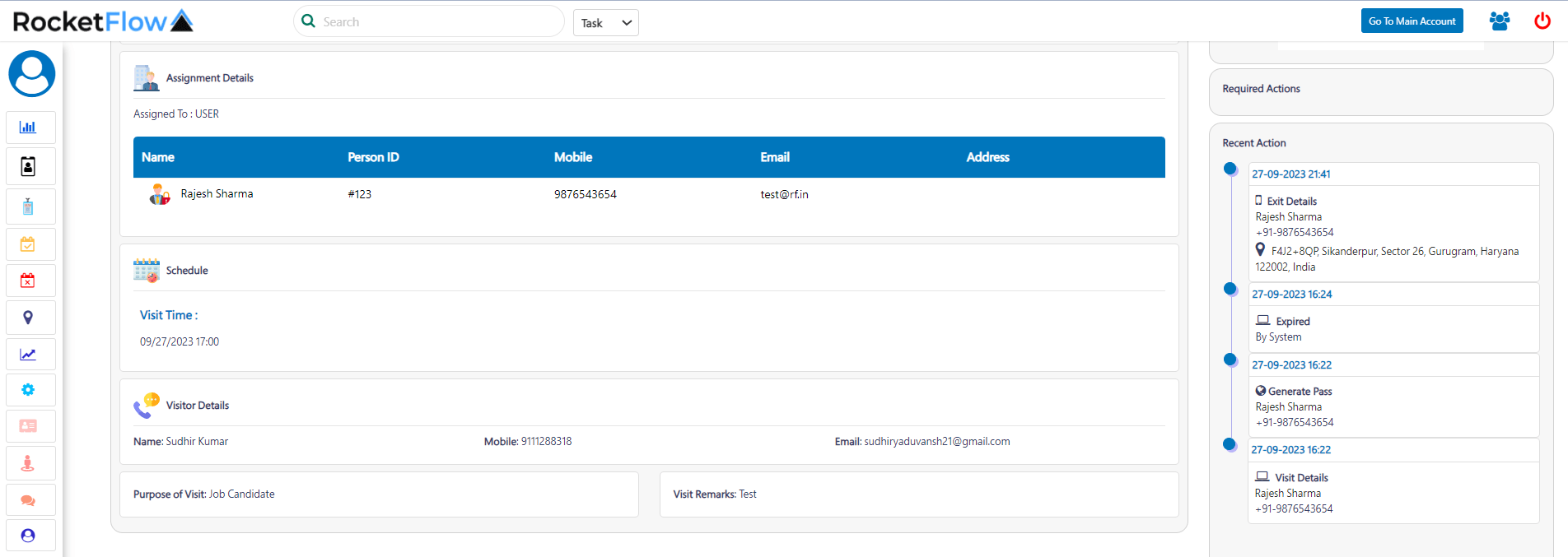 Visitor Management System