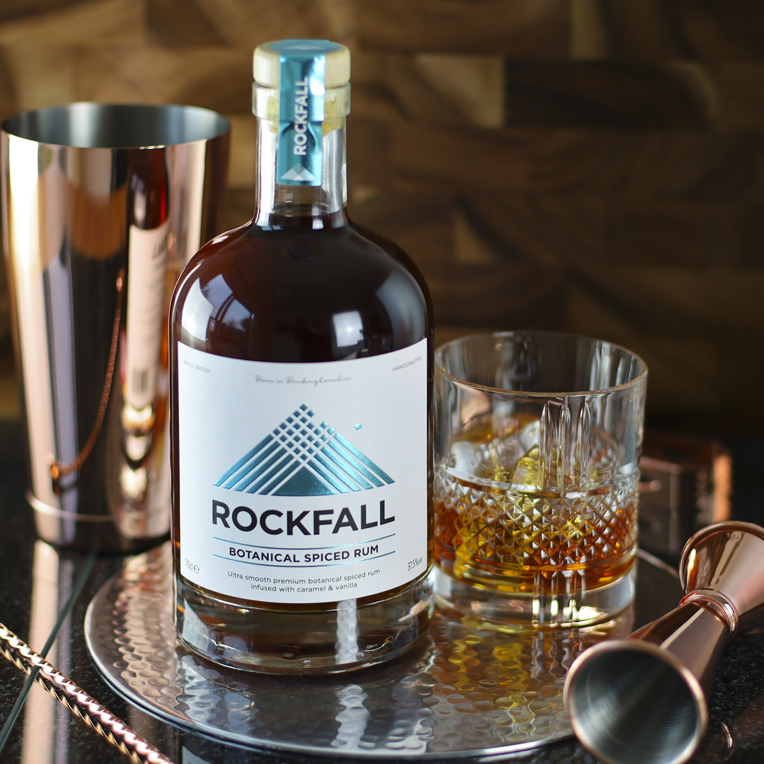 Rockfall Spiced Rum Ultra Smooth With Caramel & Vanilla