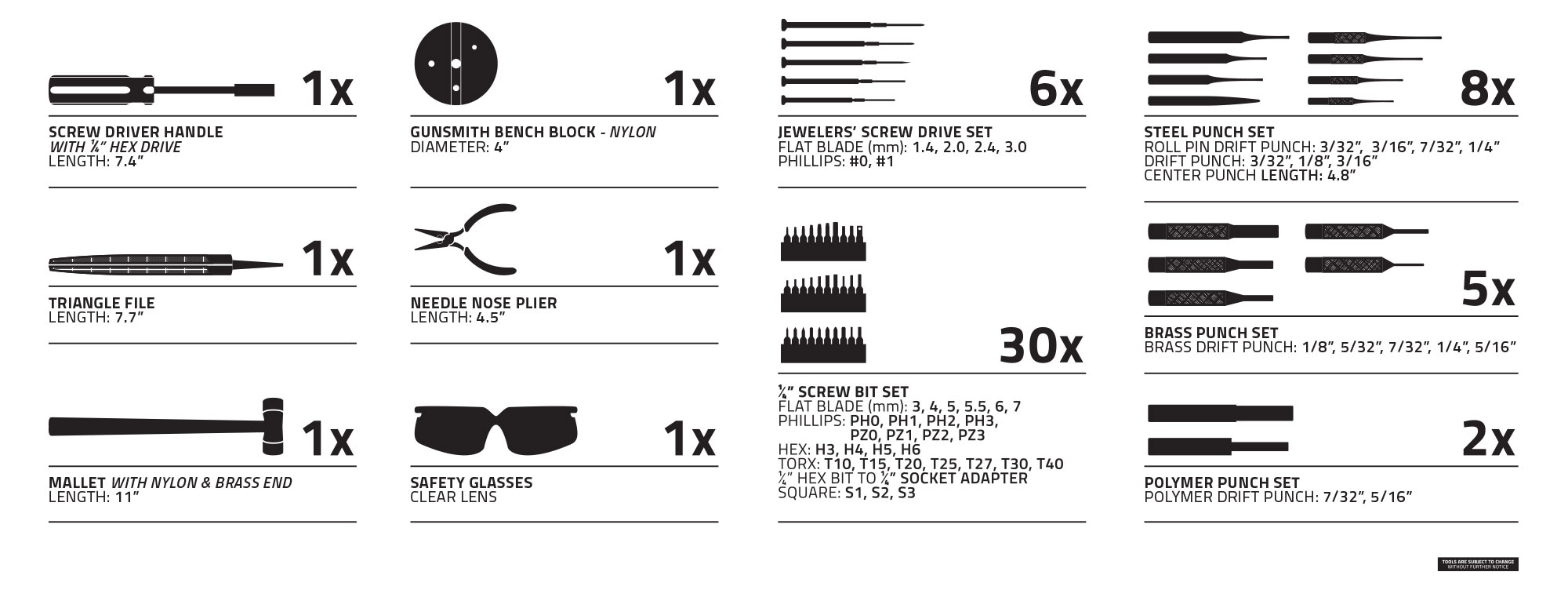 NcSTAR Essential Gunsmith Tool Kit Rockfire Sports Inc