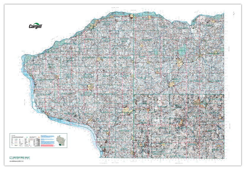 Custom MultiCounty Wall Maps Rockford Map Publishers, Inc.