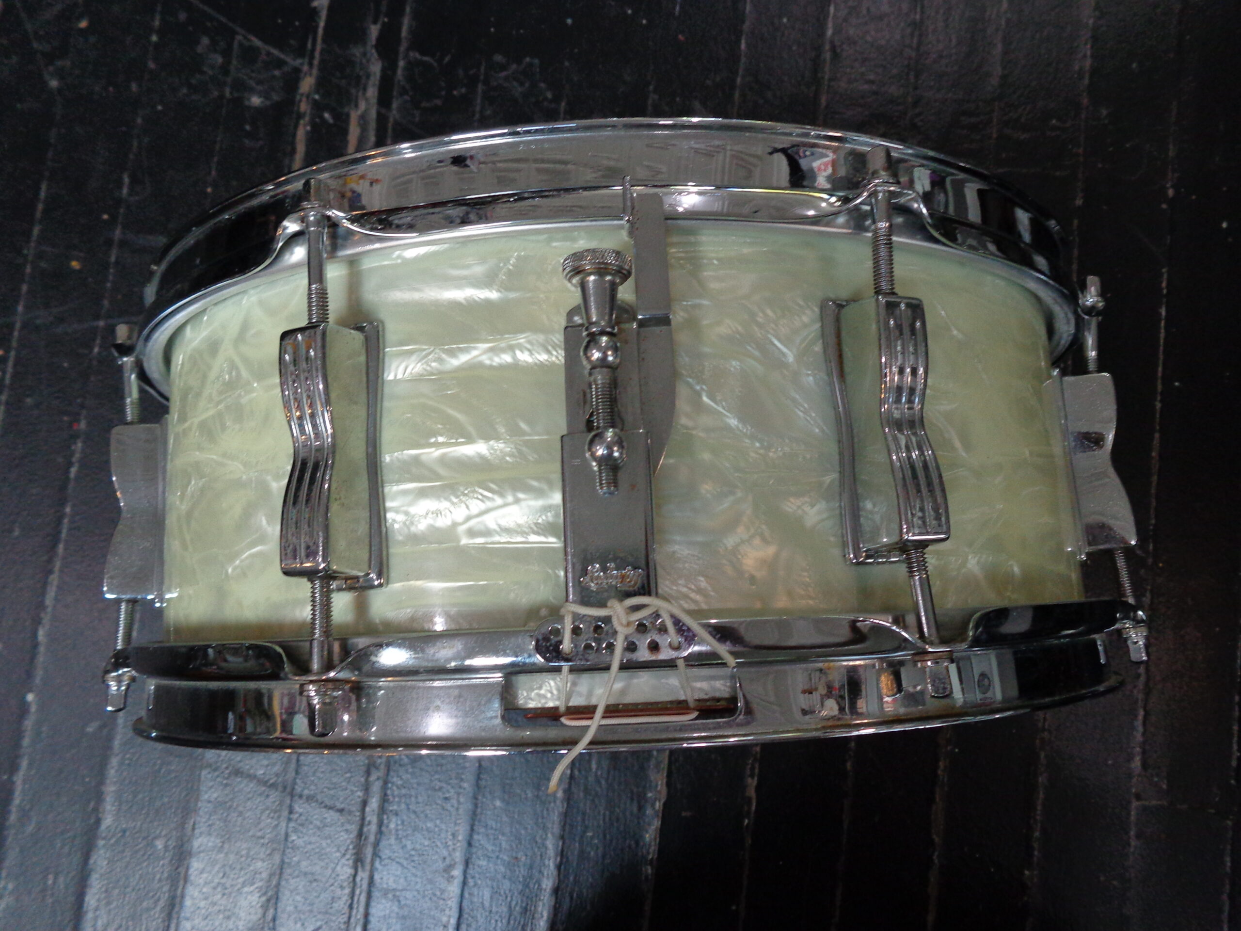 Ludwig Jazz Festival snare drum 5"X14" white marine pearl Rockhaus
