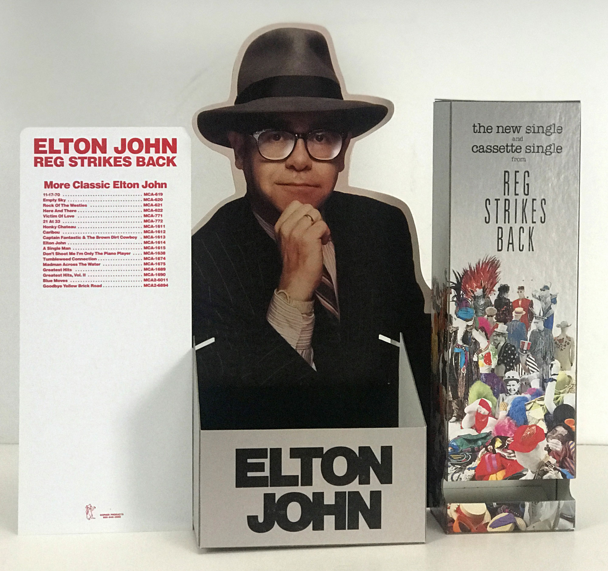 Lot Detail 1988 Elton John Reg Strikes Back HUGE 6 Foot Wide Record