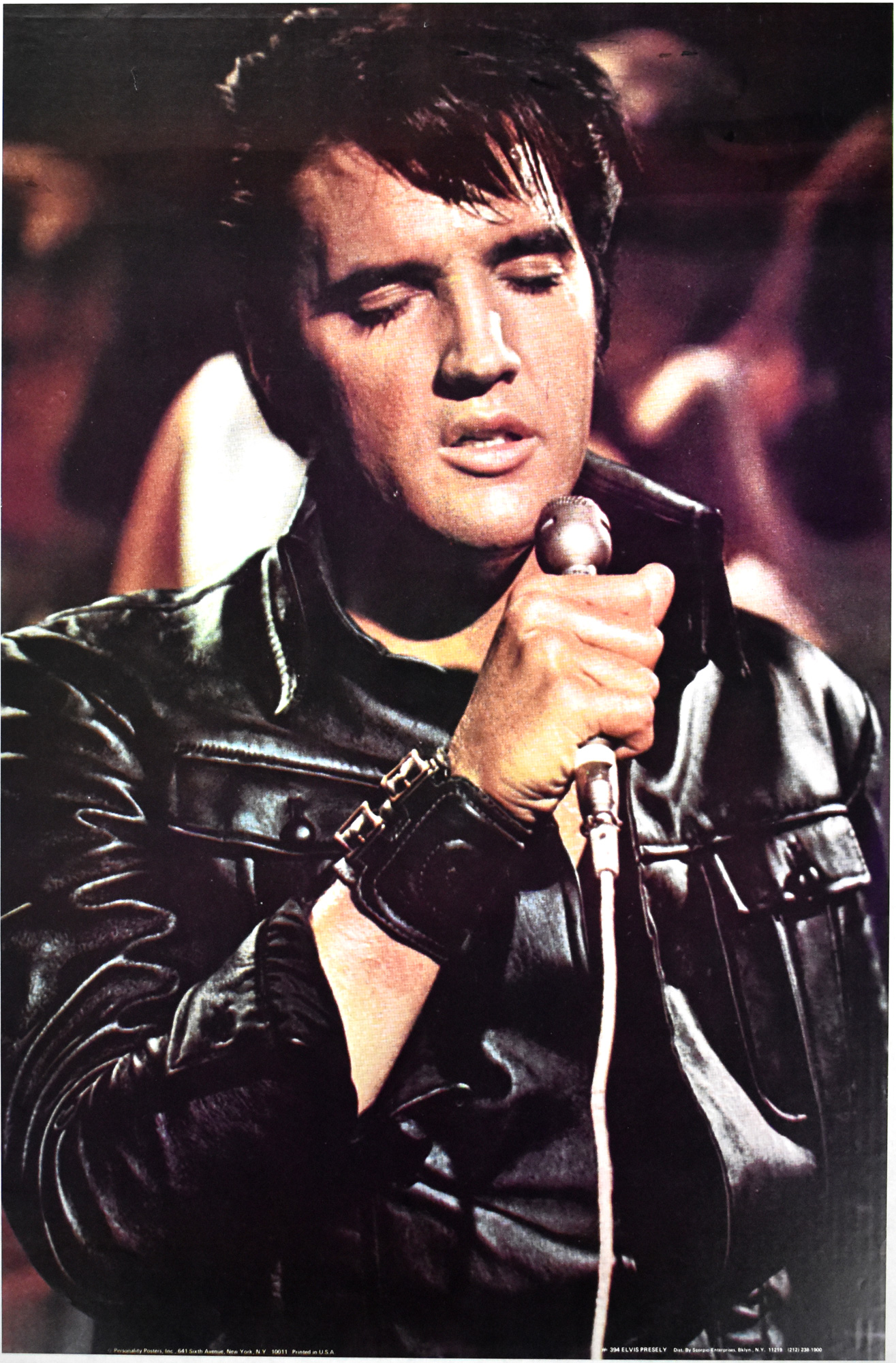 Lot Detail 1968 “Personality Posters” Elvis Presley Poster in Black