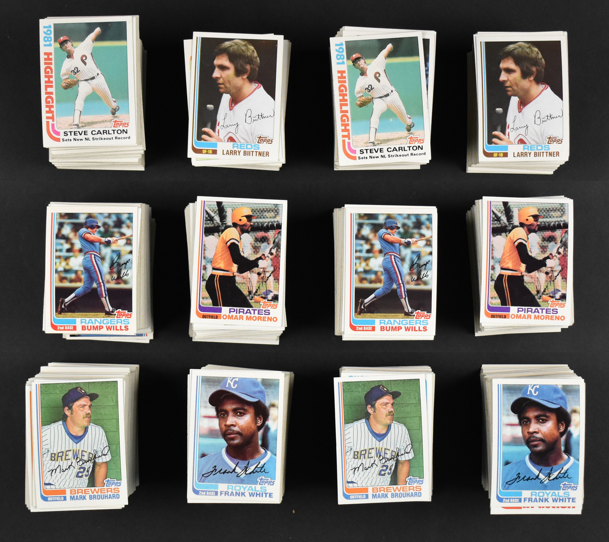 Lot Detail 1982 Topps Baseball Complete Sets Pair (2) Plus 300