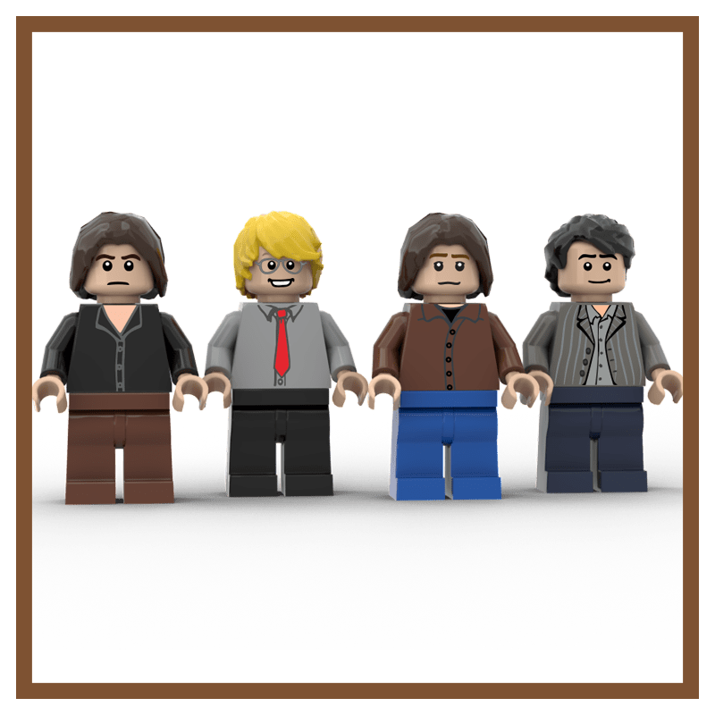 The Doors minifigs exclusively printed on Lego parts