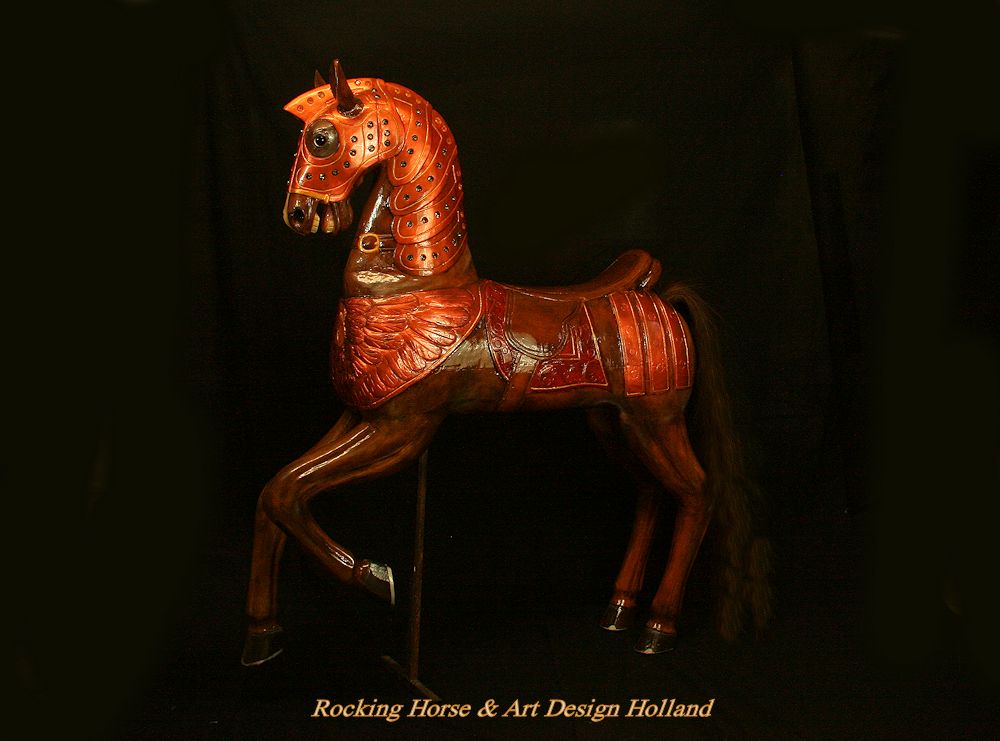 Zum Verkauf Degas das mittelalterliche Karussellpferd von Rocking