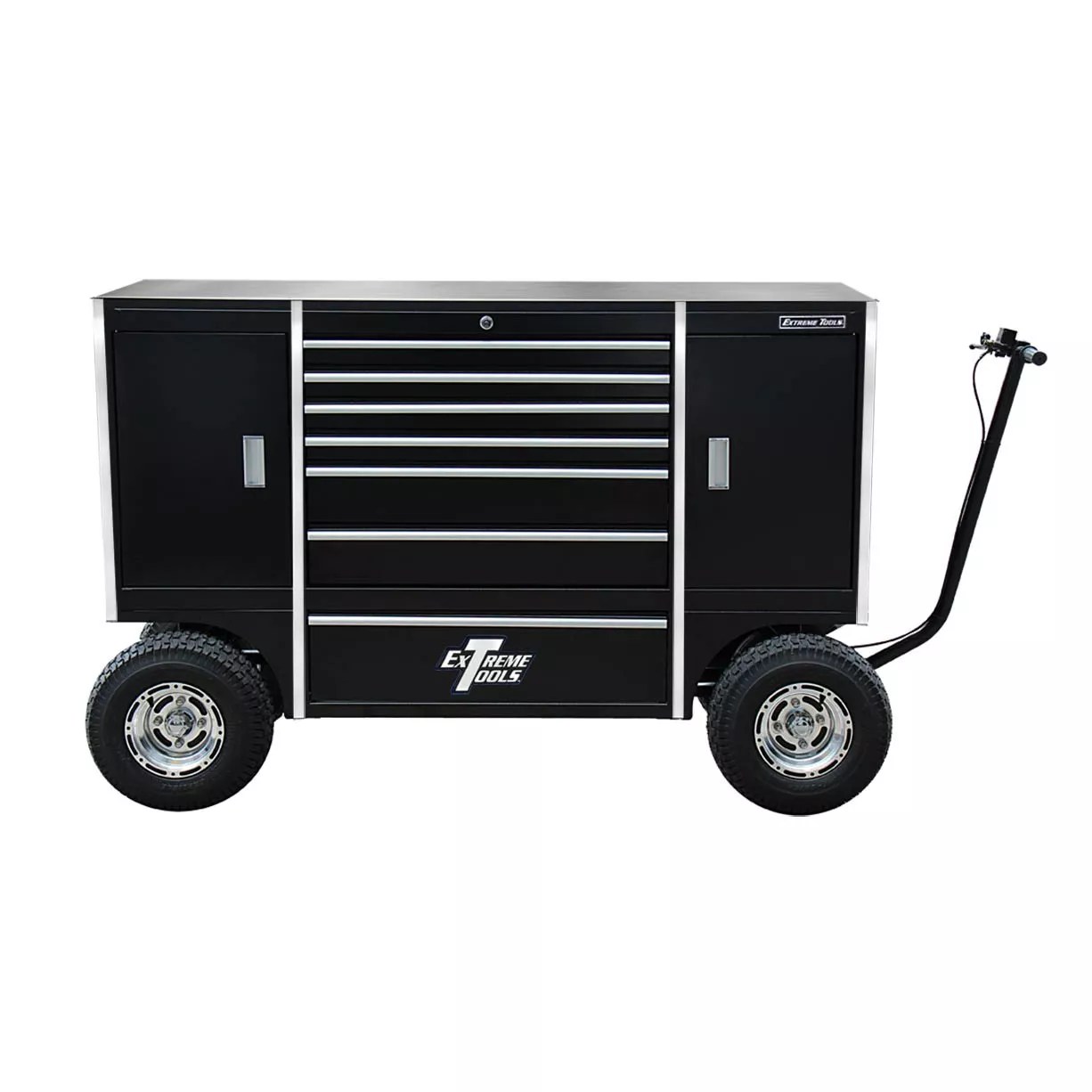 70" Pit Box with 7 Drawers and 2 Compartments Rockin Toolboxes