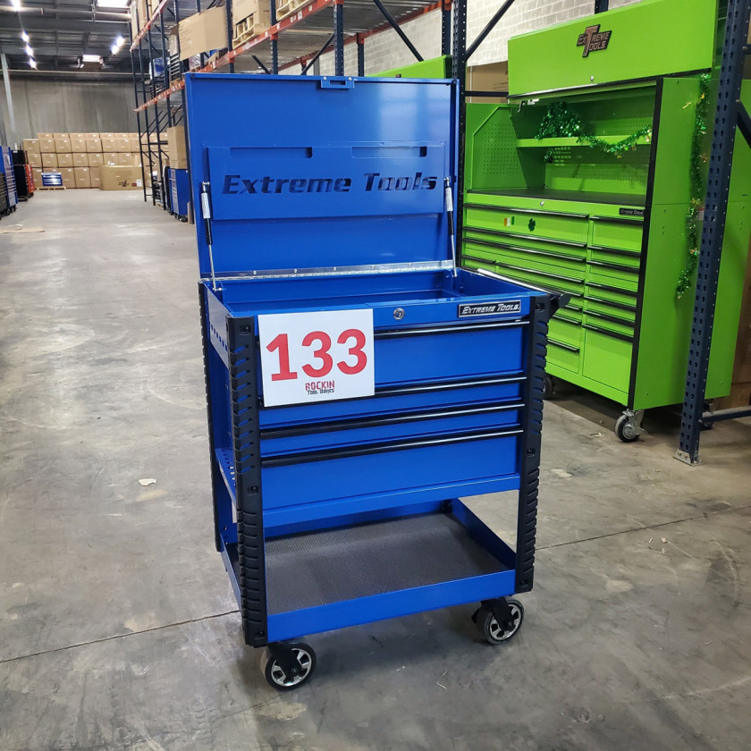 Scratch & Dent 33" 4Drawer Tool Cart Rockin Toolboxes