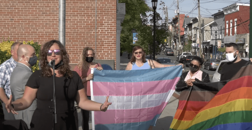 VIDEO Pride and Trans Flag Raised over Haverstraw Village Hall