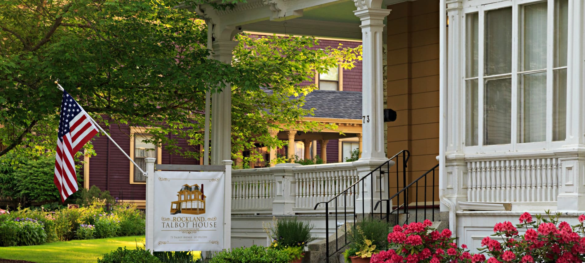 Rockland Talbot House Bed and Breakfast Vacation Rental on Maine Coast