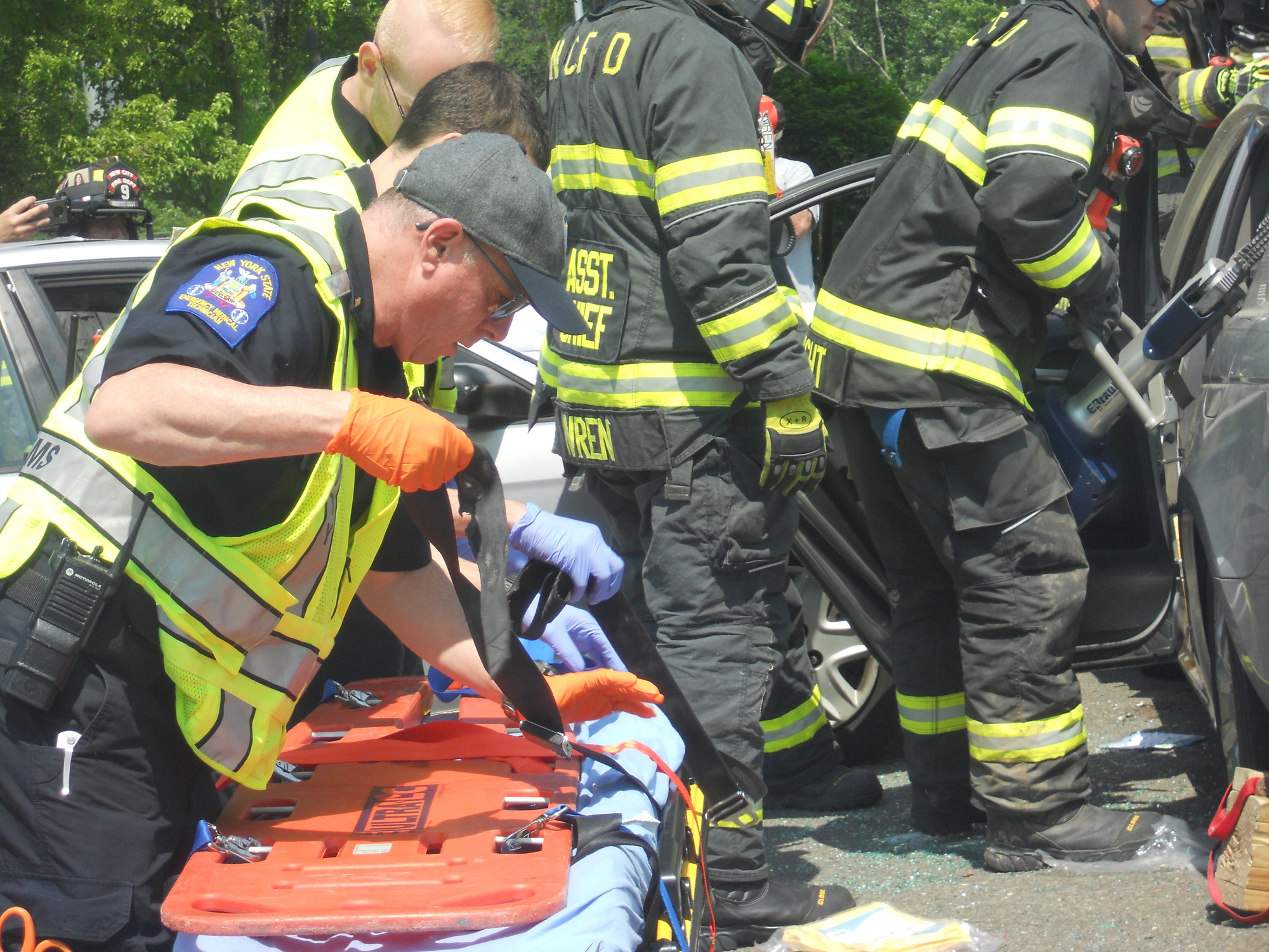 Town of Clarkstown and District Attorney Hold DWI Accident Scene