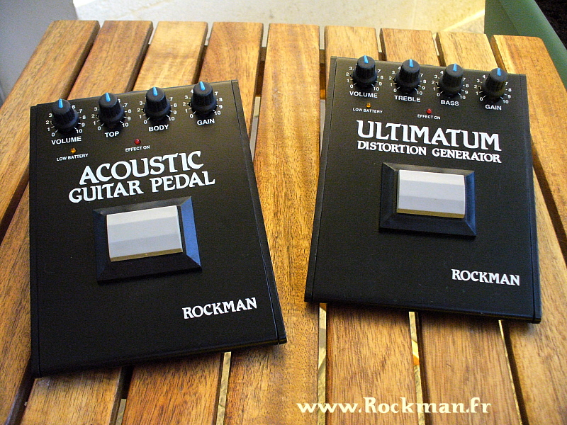 Rockman.fr Acoustic Guitar Pedal Ultimatum Distortion Generator A1250 Combo