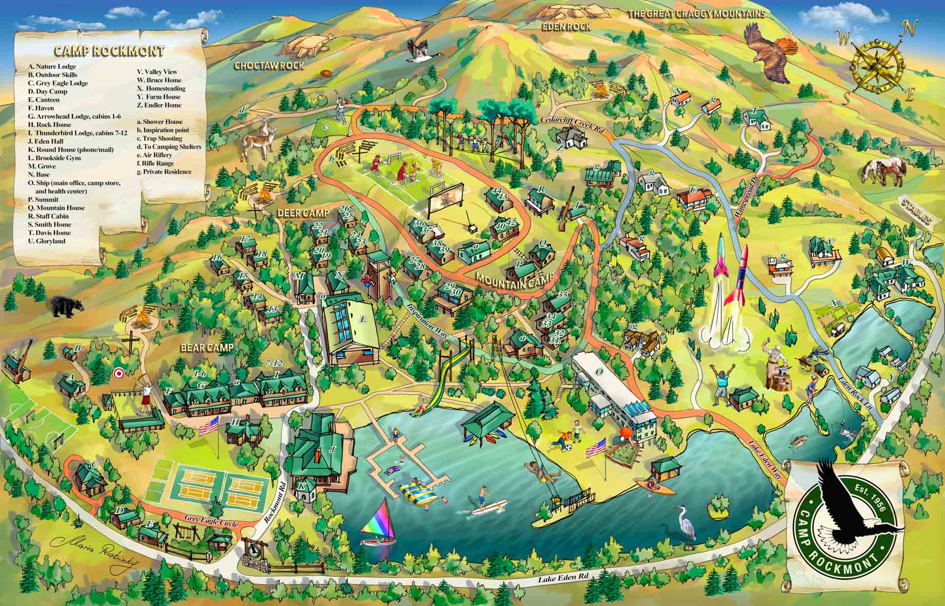 Camp Rockmont Facilities Camp Rockmont