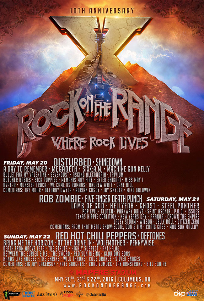 ROCK ON THE RANGE