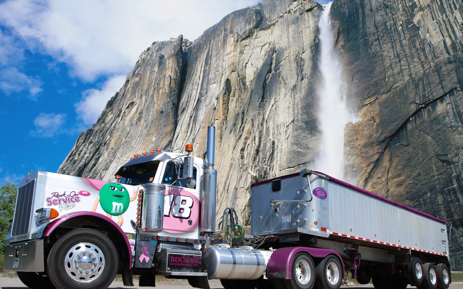 Equipment Rock On Trucks