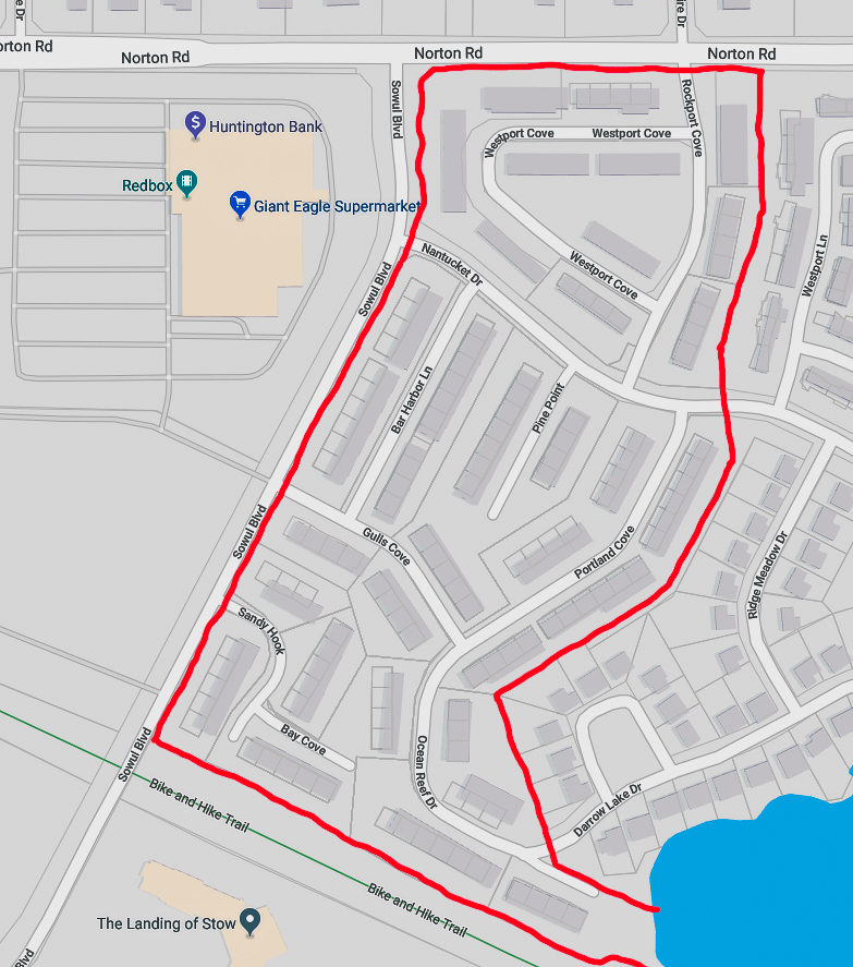 Property Map Rockport Colony Condos