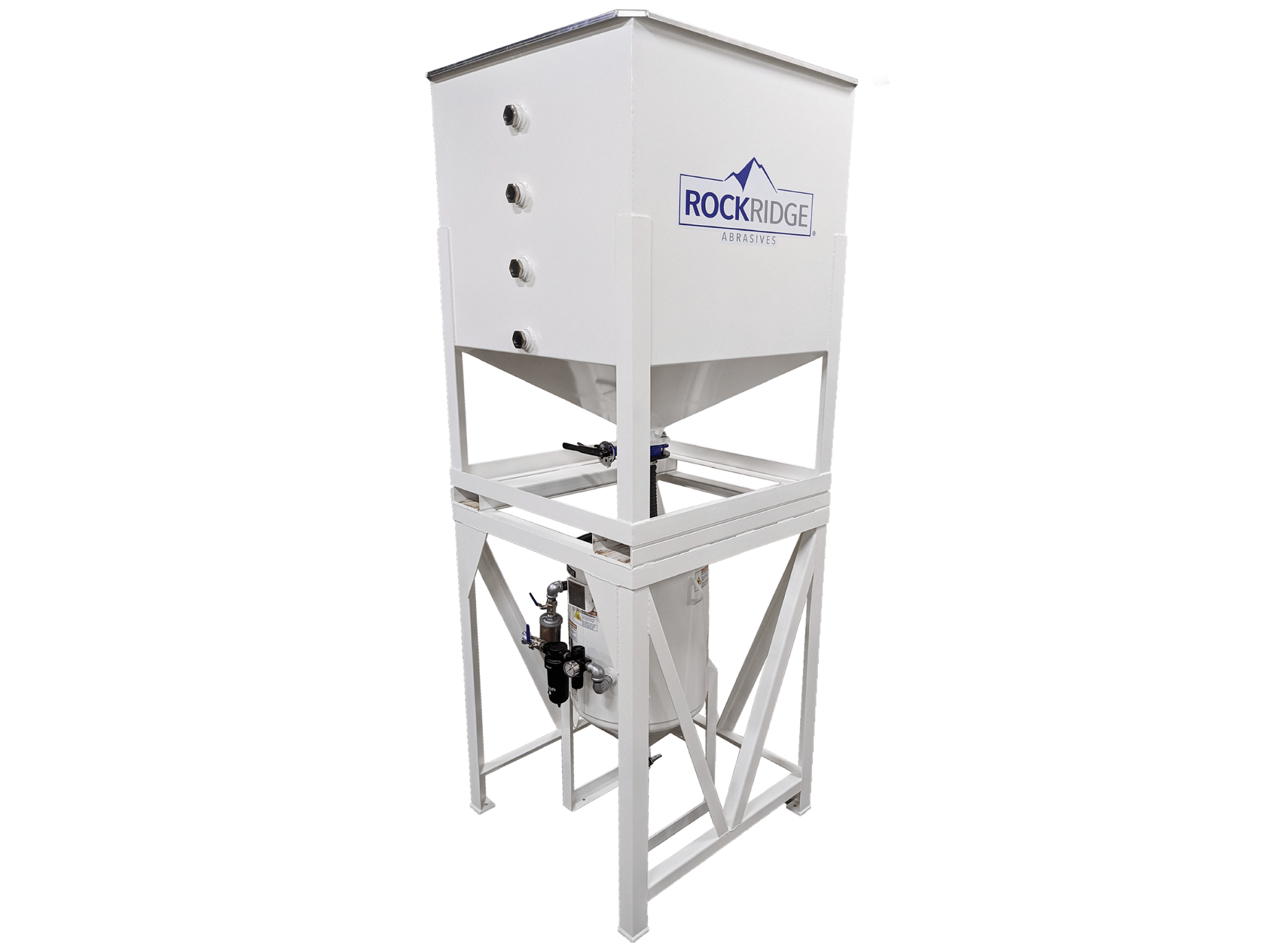 Bulk Bag Abrasive Hopper RockRidge Abrasives