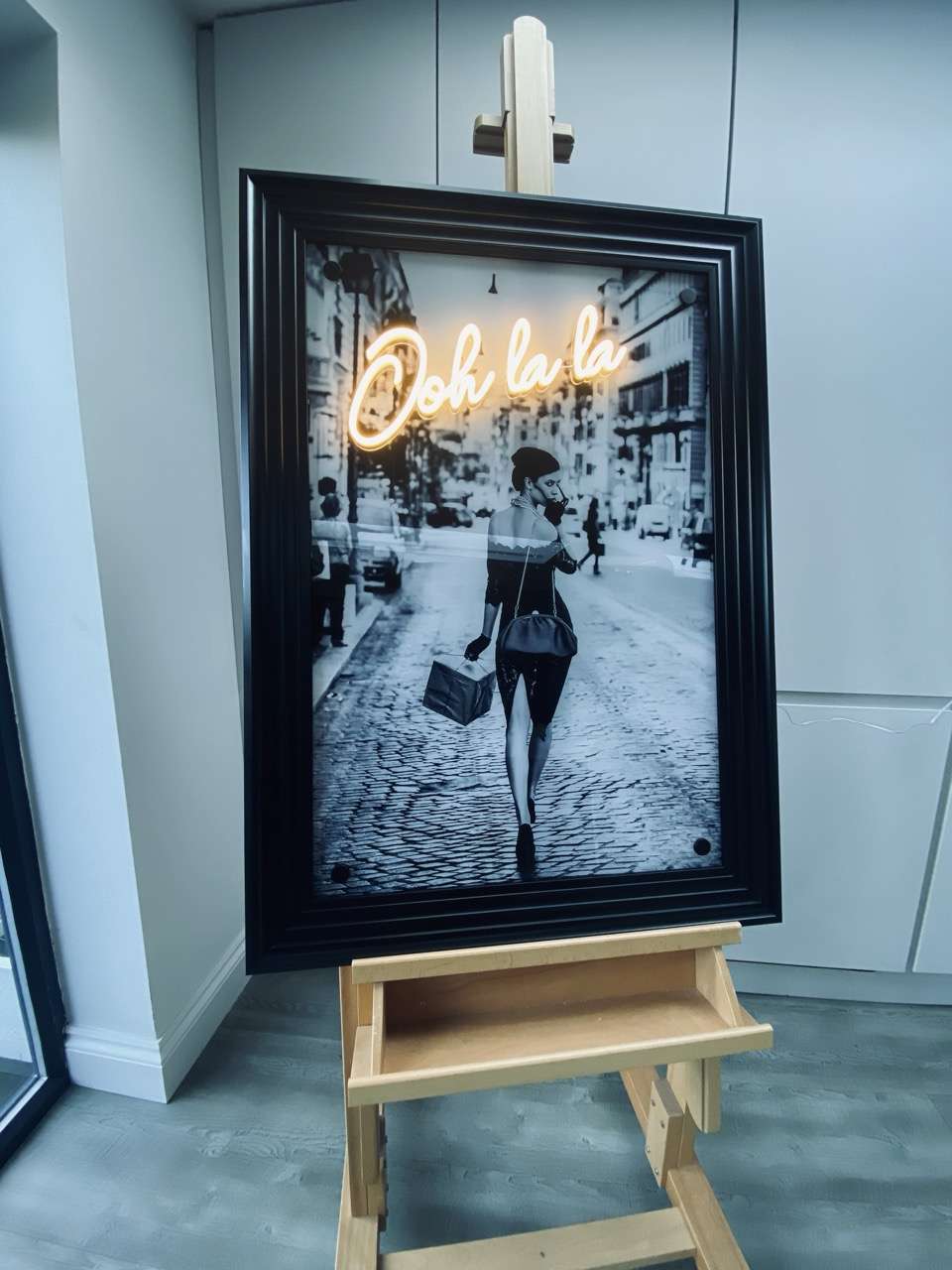 Ooh La La LED Neon Wall Art Rock Salt Prints