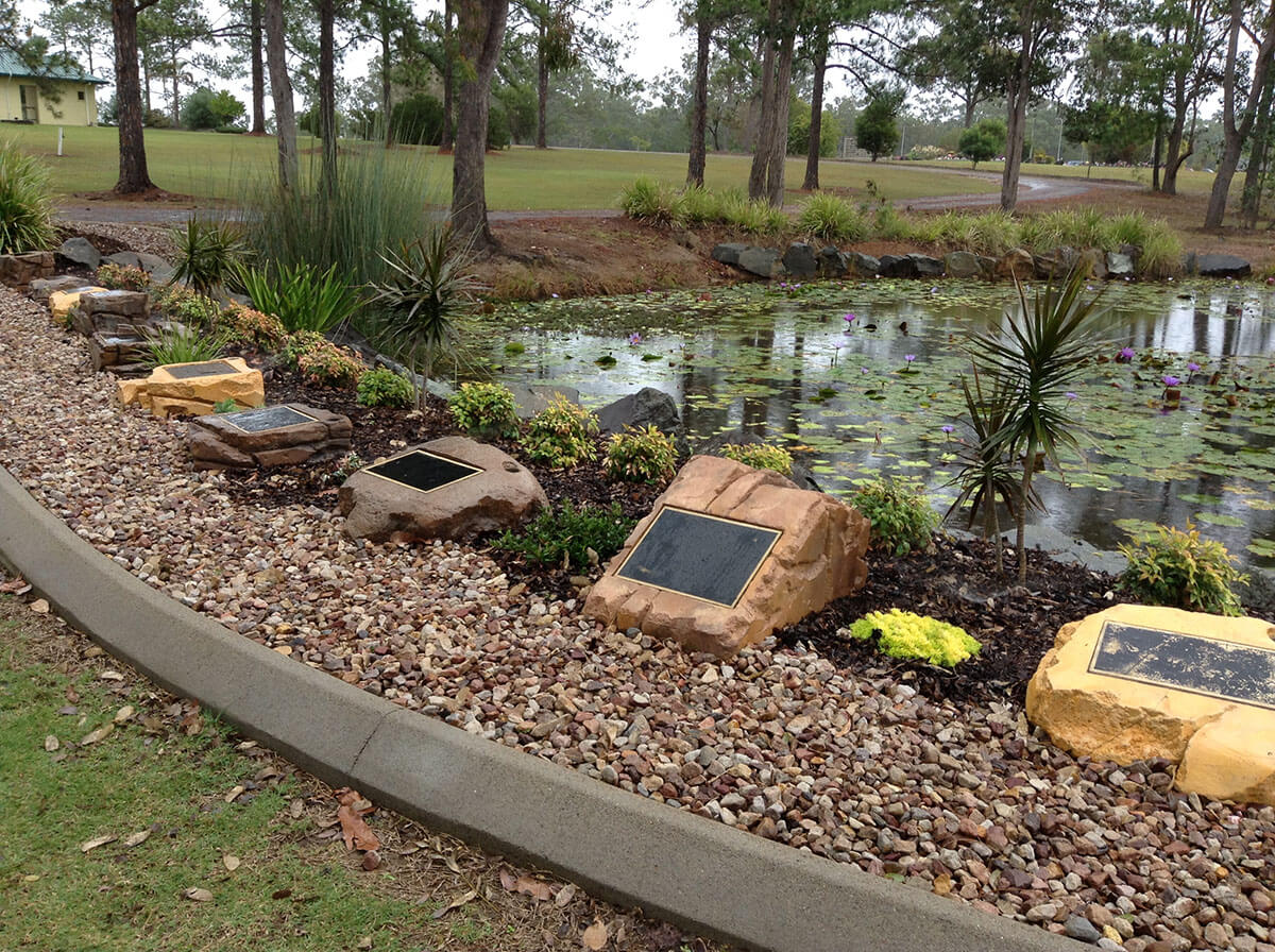 Memorial Garden Rocks of Remembrance