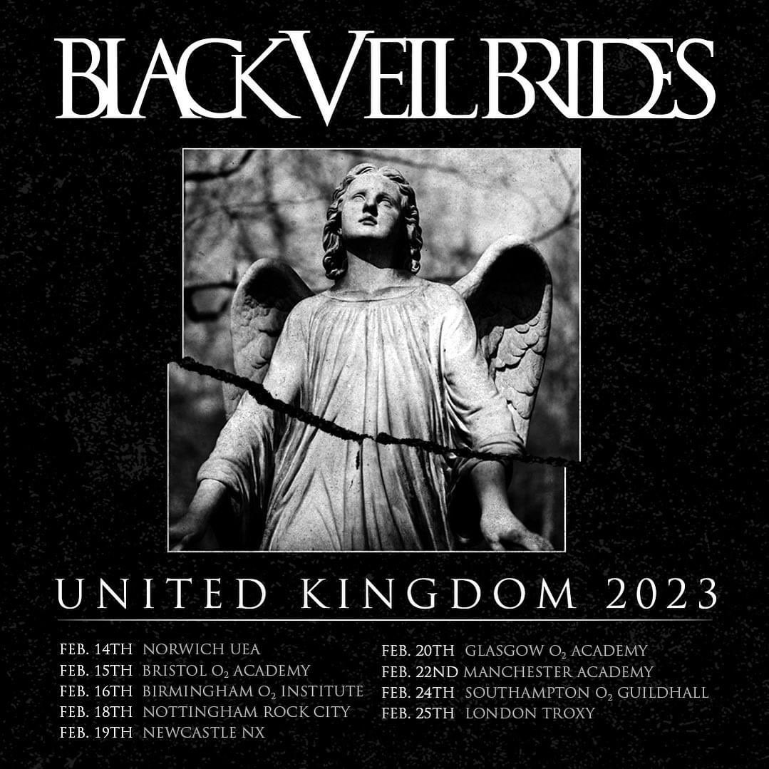 Black Veil Brides Announce UK Headline Tour