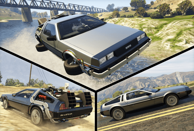 Скачать машину Delorean DMC12 для GTA 5 бесплатно