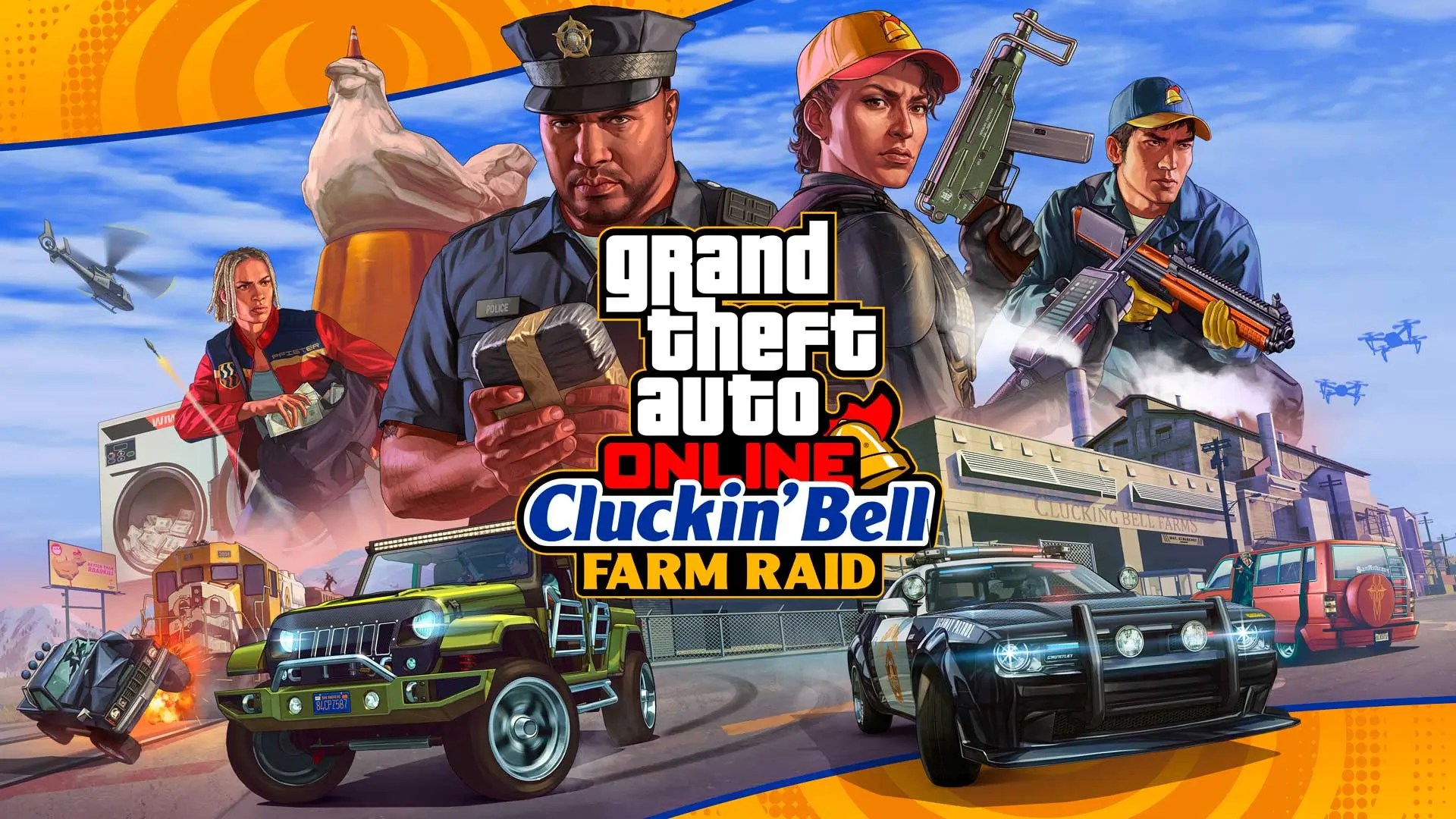 New GTA Online Heist announced by Rockstar Games titled The Cluckin