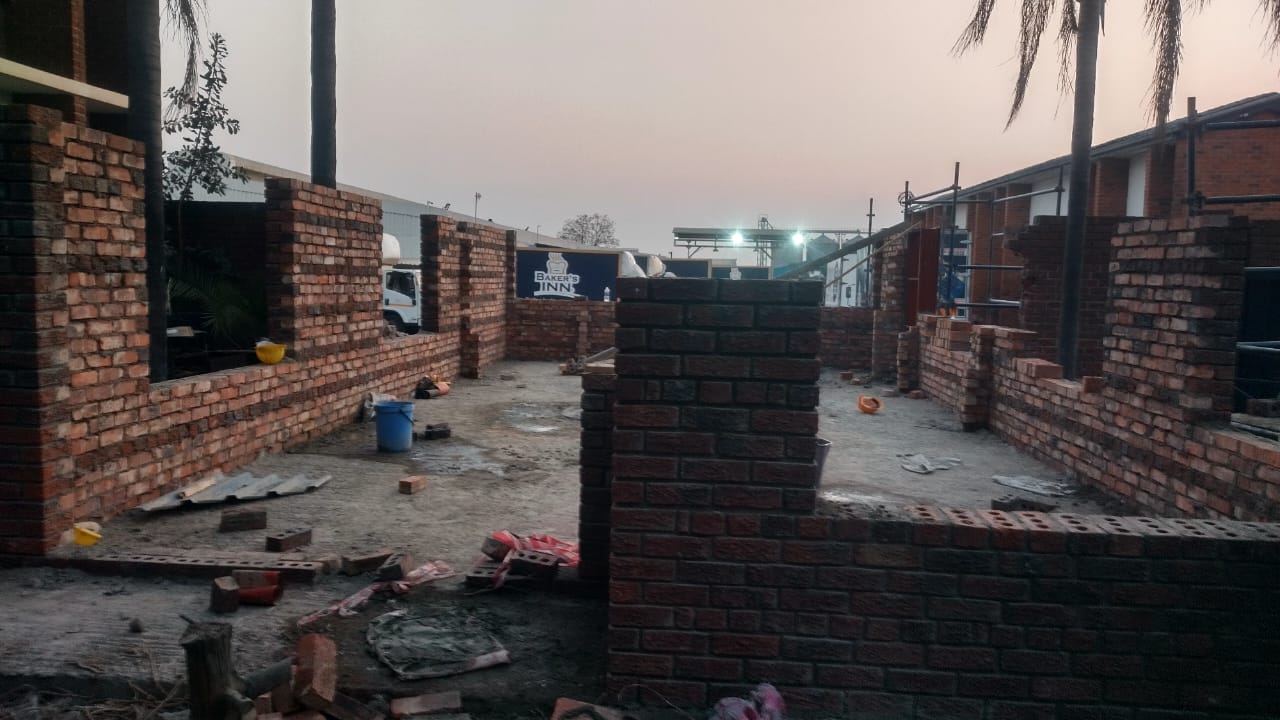 Construction of Office block Bakers Inn