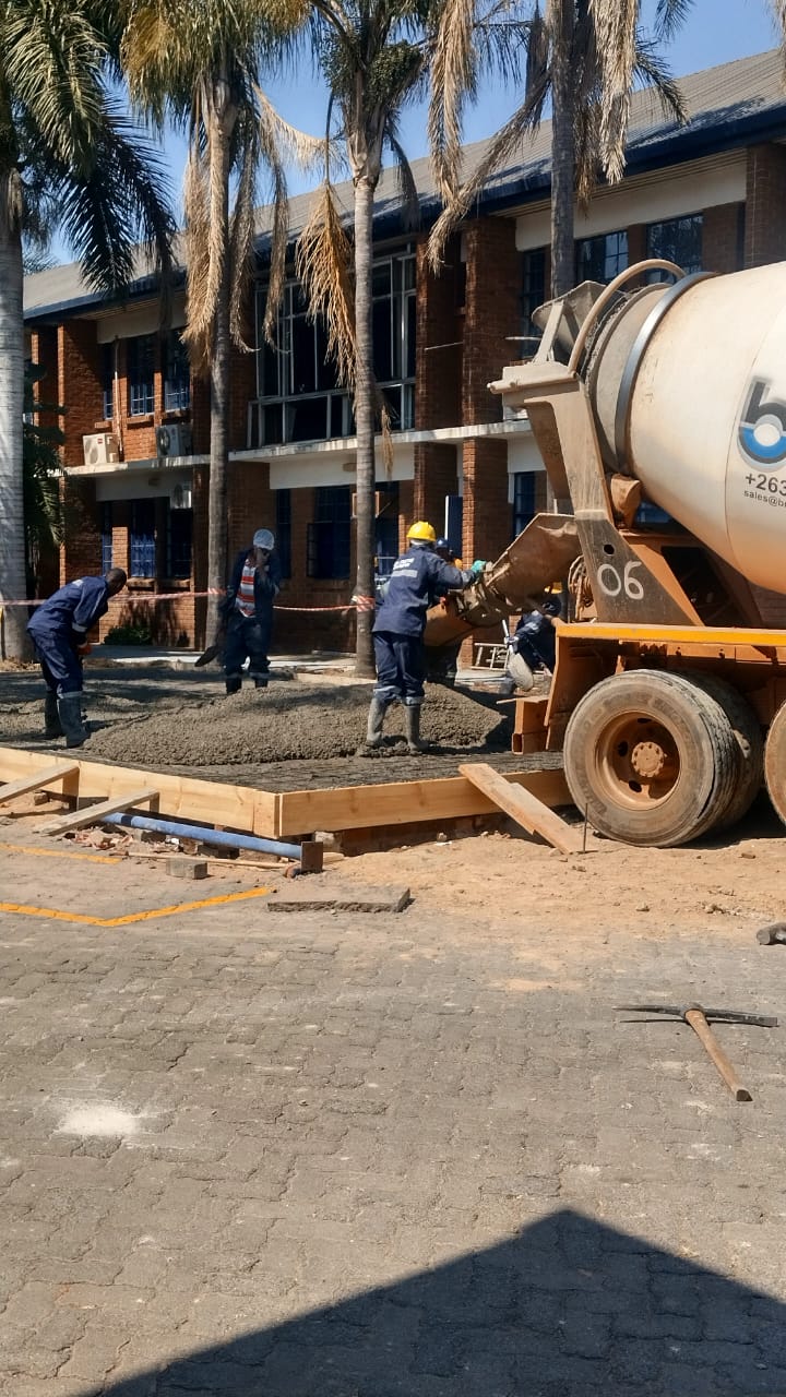 Construction of Office block Bakers Inn