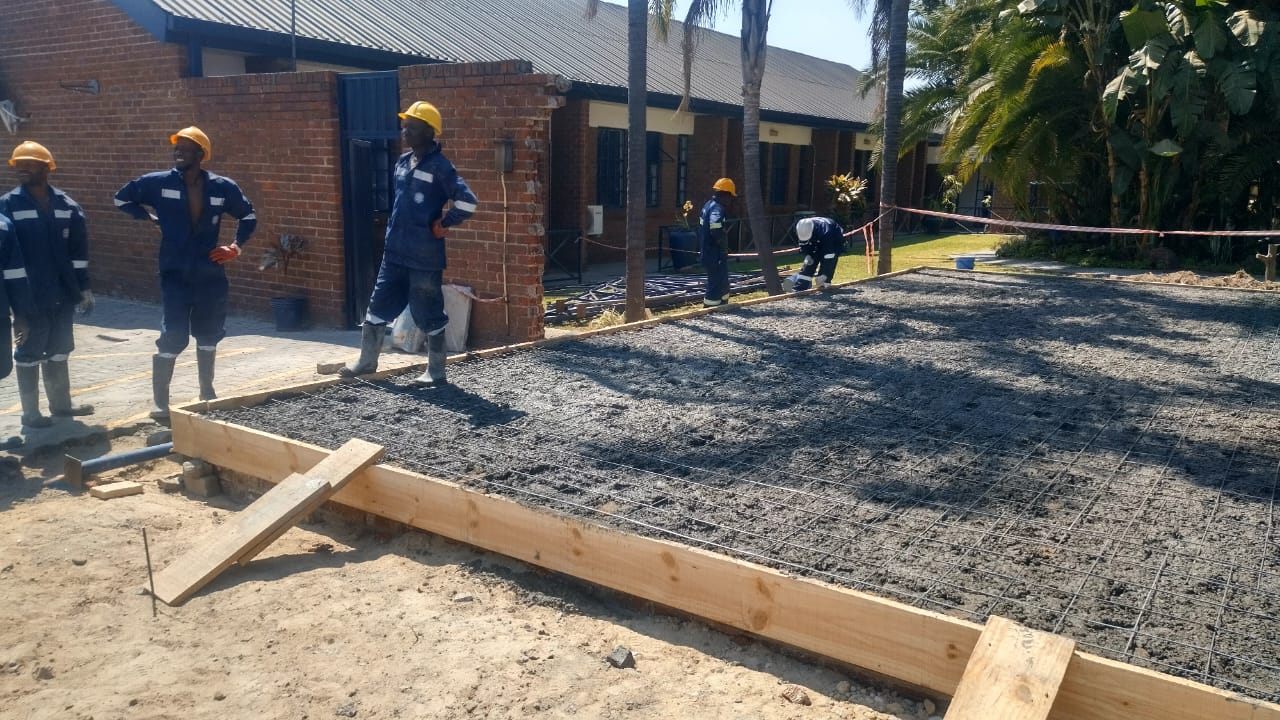 Construction of Office block Bakers Inn