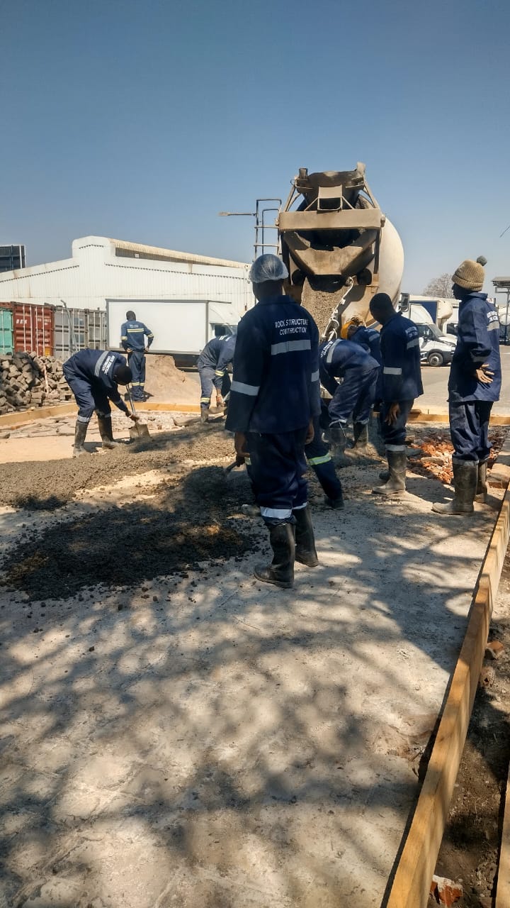 Construction of Office block Bakers Inn