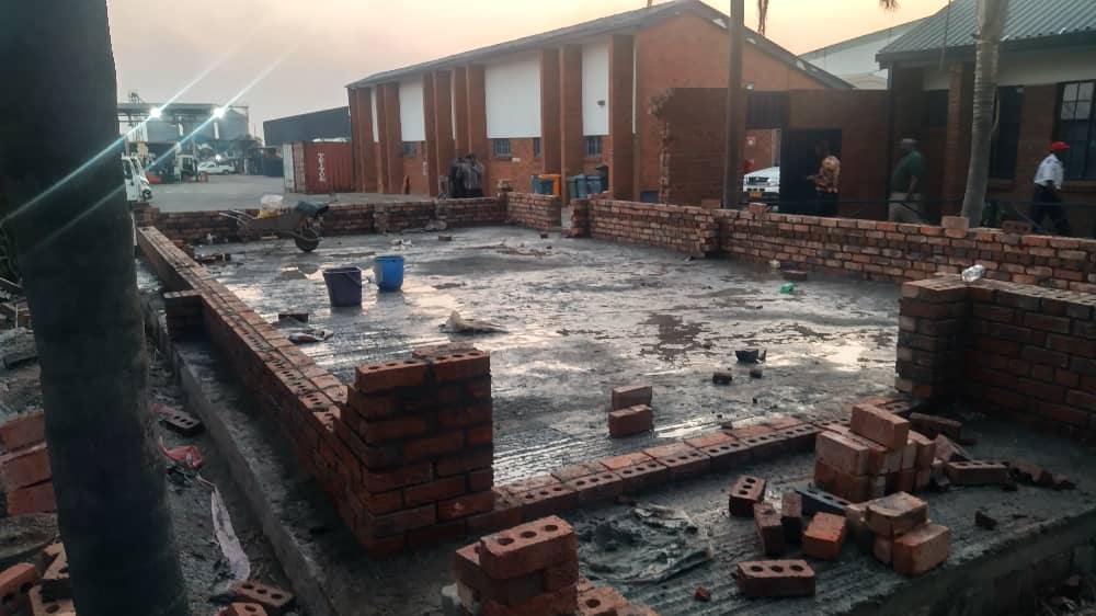 Construction of Office block Bakers Inn