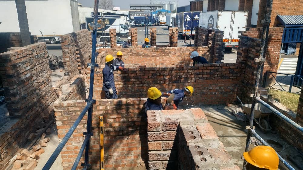 Construction of Office block Bakers Inn
