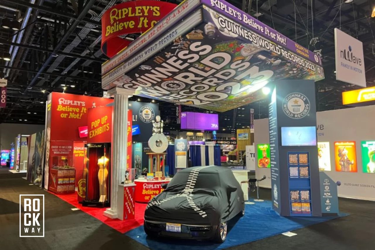 Ripleys Larger Custom Trade Show Booth Rockway Exhibits + Events