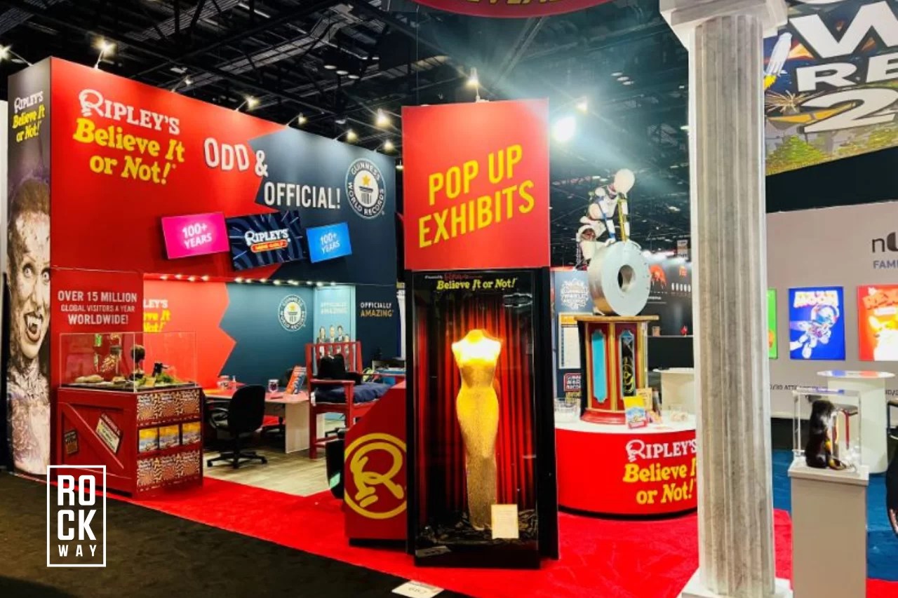 Ripleys Larger Custom Trade Show Booth Rockway Exhibits + Events