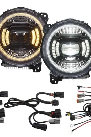 Gladiator LED Headlights: 2020-2024 Jeep Gladiator Headlights