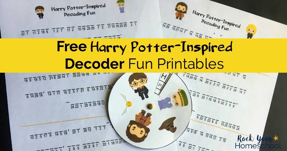 Free Harry PotterInspired Decoder Fun Printables