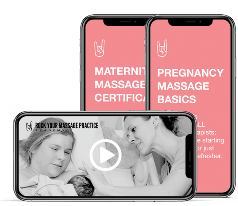 Prenatal Massage Training "Rock Your Massage Practice" Academy