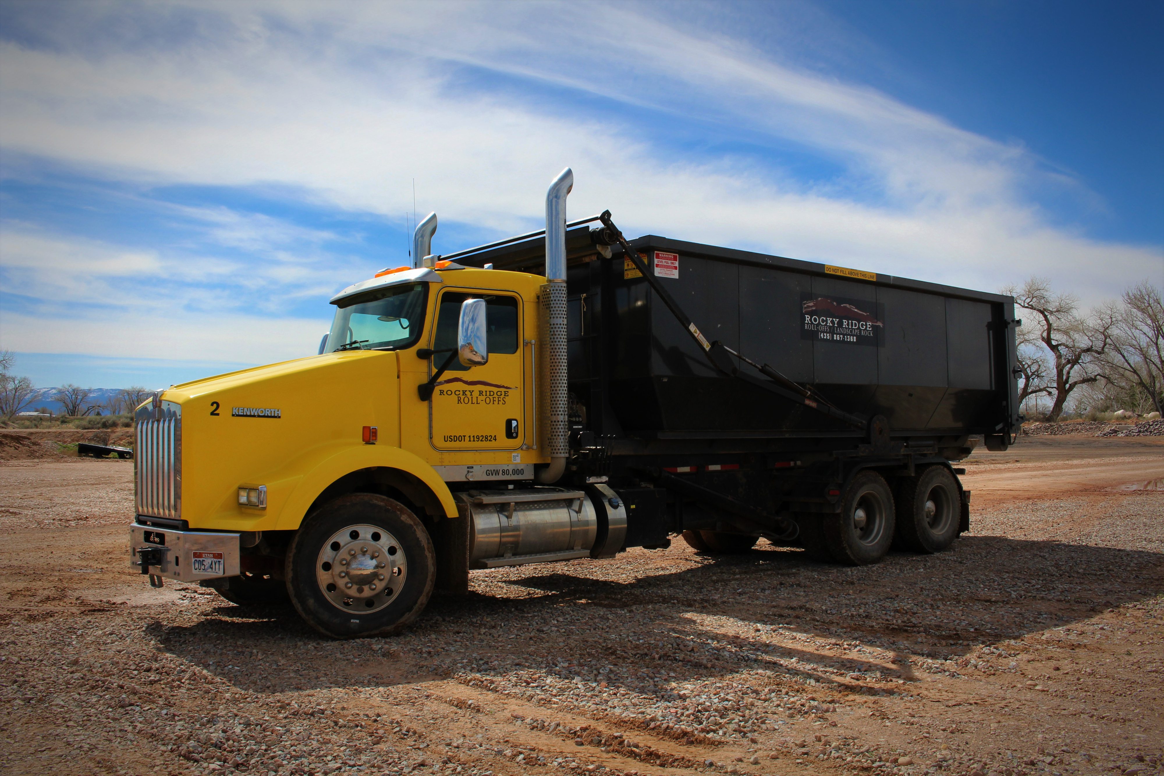 30 Yard Dumpster Rocky Ridge Rock