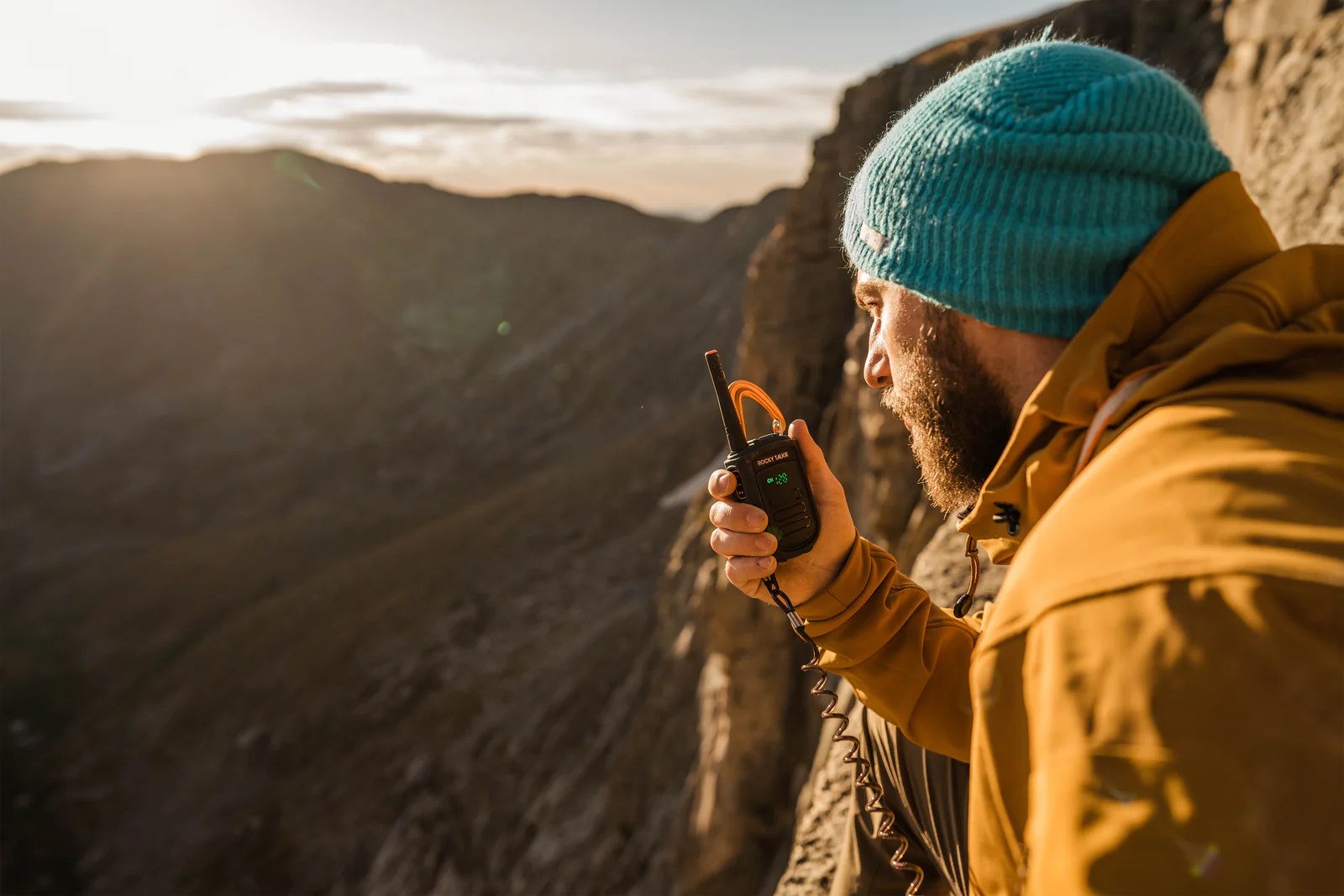 Using Radios in Rock Climbing Rocky Talkie