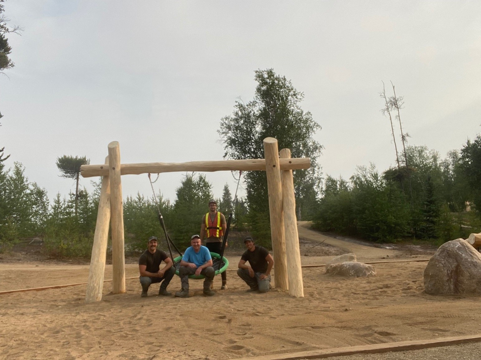 North Buck Lake Playgound Design Rockyview Play Nature Based