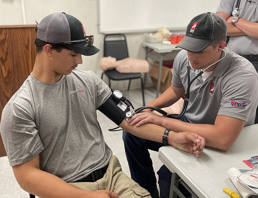 FIRST AID CPR AND AED TRAINING