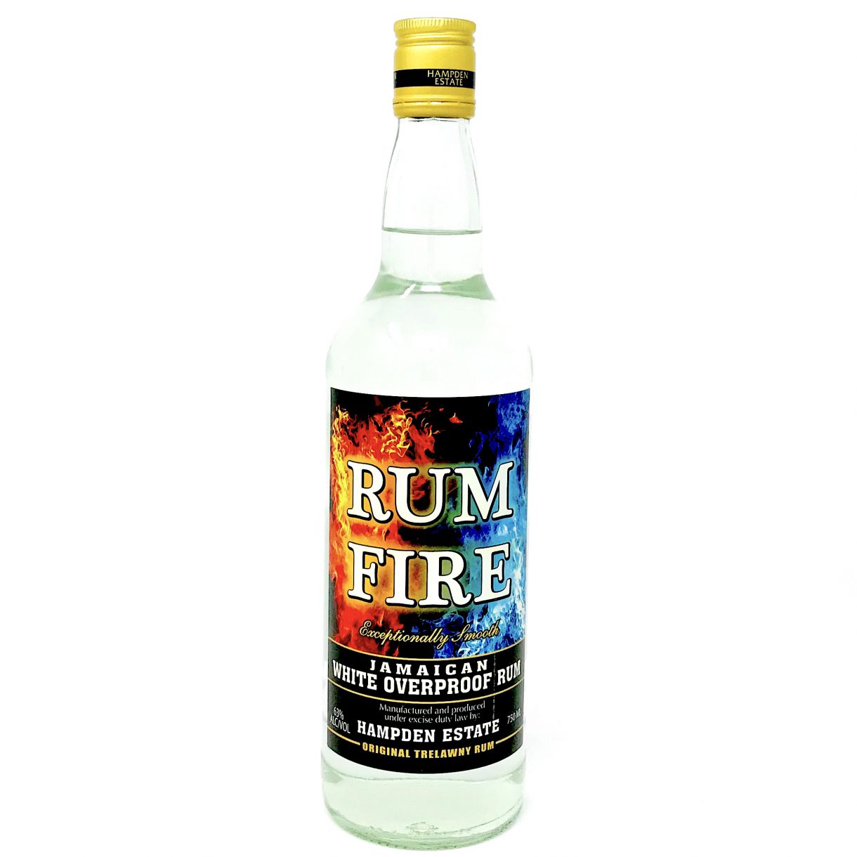 Rum Fire Jamaican White overproof Rum