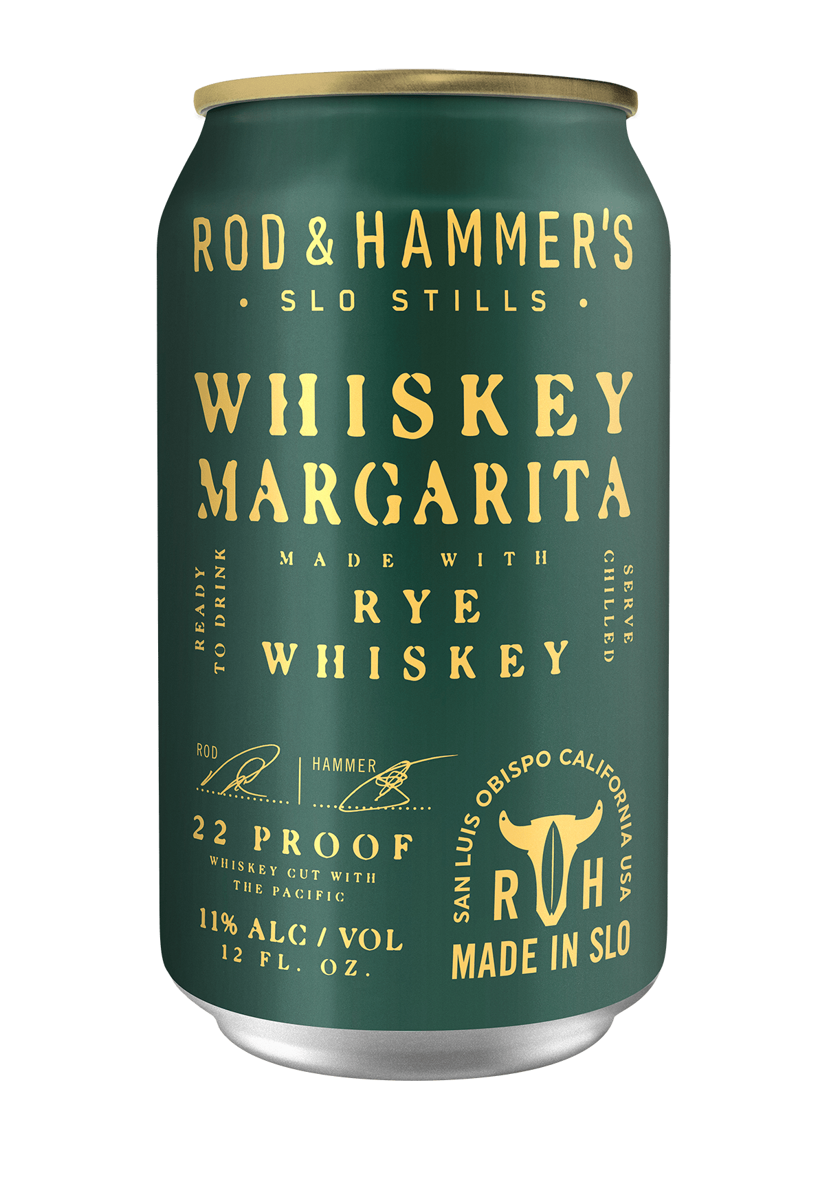 Whiskey Margarita Canned Cocktail Rod & Hammer's SLO Stills