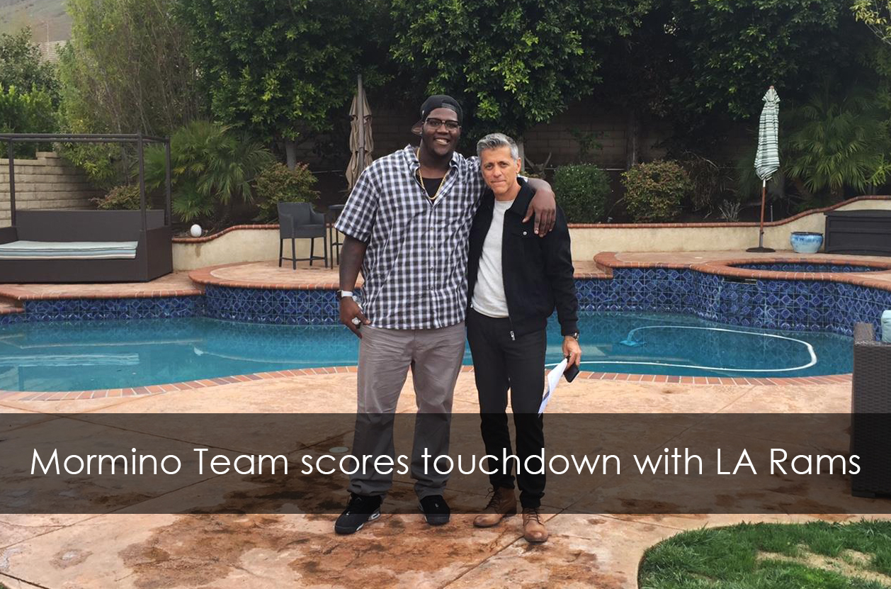 Rodeo Realty's Mormino Team scores touchdown with LA Rams Rodeo Realty