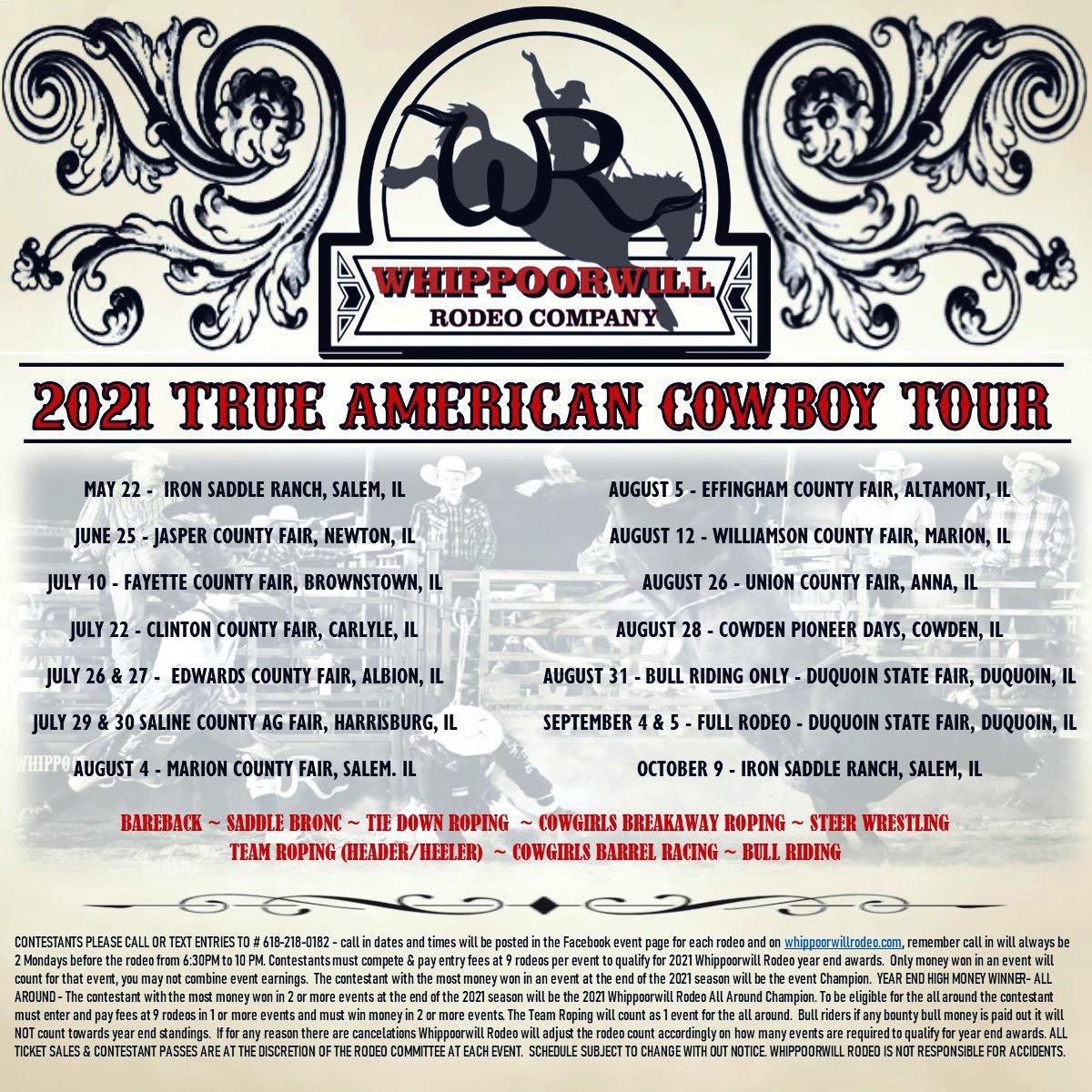 Effingham County Fair Bulls and Barrels 2024