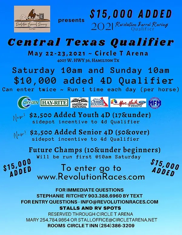 Hamilton Revolution Barrel Racing 2024 Hamilton TX Revolution Races